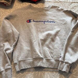 Champion Heather Gray Crewneck Sweatshirt